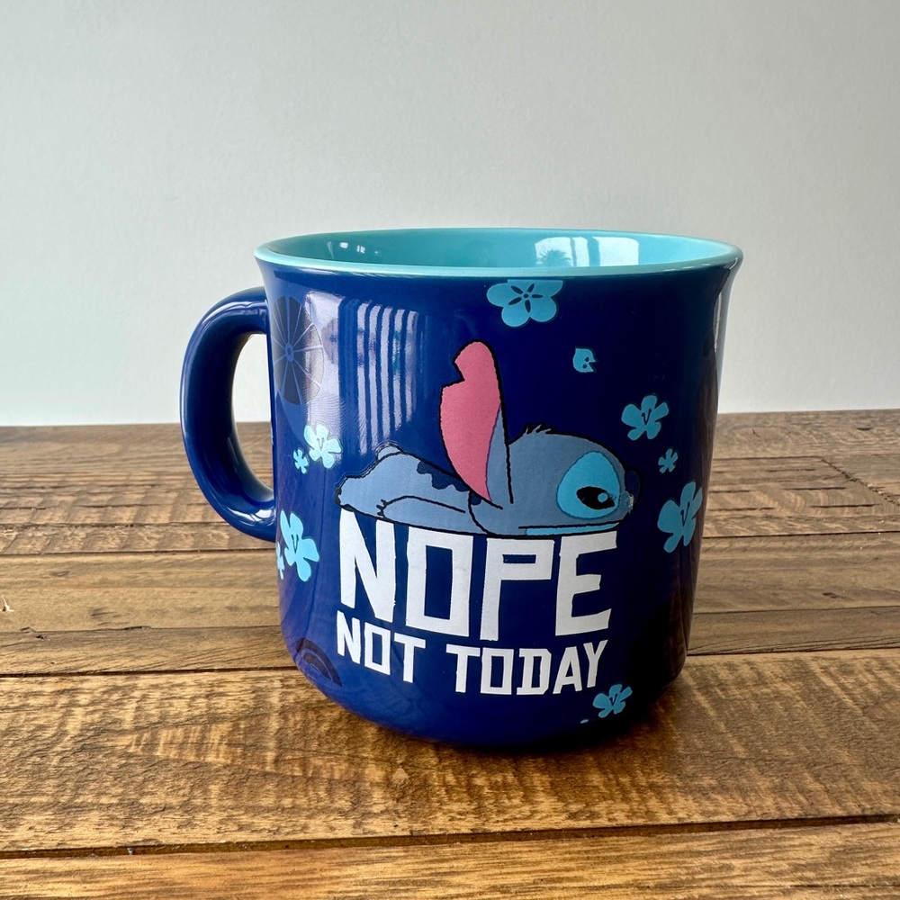 Disney Stitch Blue Ceramic Mug